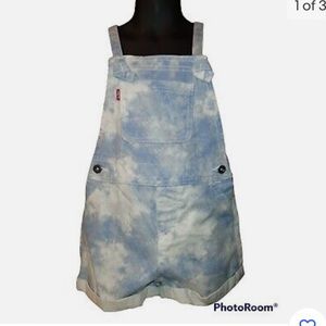 Girls Levi’s size 12 tie dye overalls